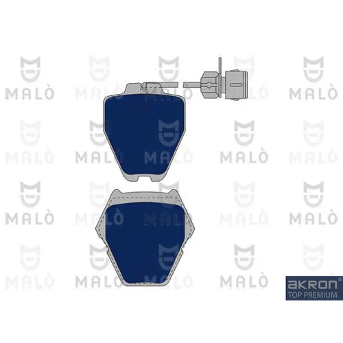 Sada brzdových platničiek kotúčovej brzdy AKRON-MALO 1050782