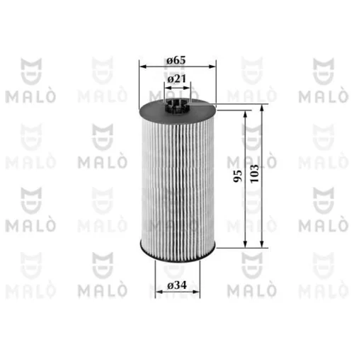 Olejový filter AKRON-MALO 1510098