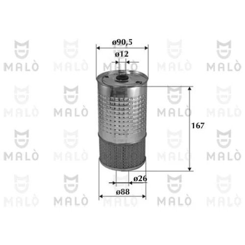 Olejový filter AKRON-MALO 1510109