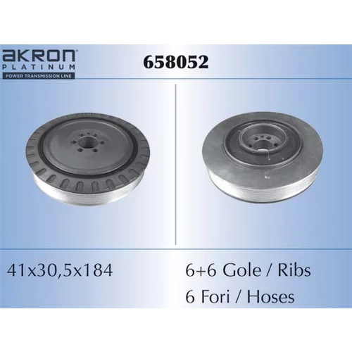 Remenica kľukového hriadeľa AKRON-MALO 658052