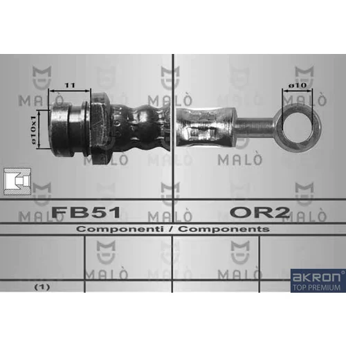 Brzdová hadica AKRON-MALO 80367