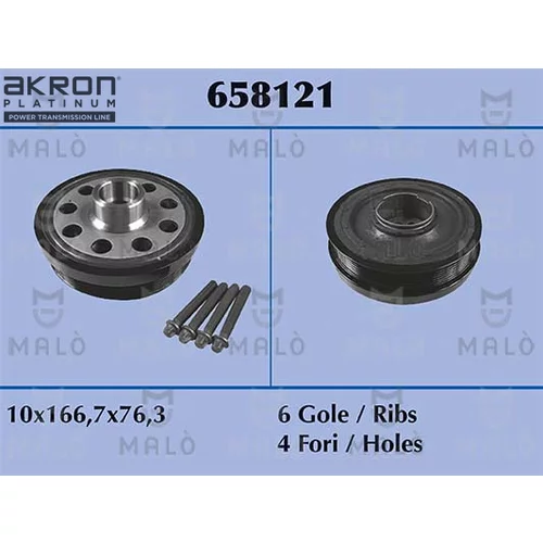 Remenica kľukového hriadeľa AKRON-MALO 658121