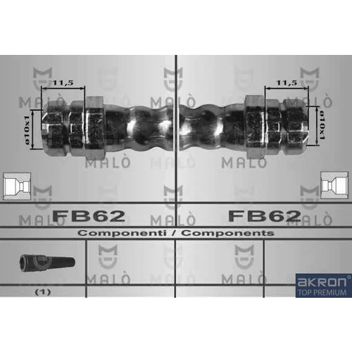 Brzdová hadica AKRON-MALO 80161