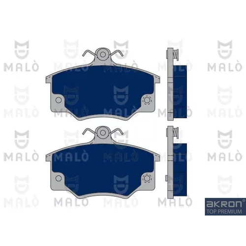 Sada brzdových platničiek kotúčovej brzdy AKRON-MALO 1050296
