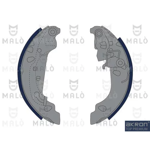 Sada brzdových čeľustí AKRON-MALO 1390117