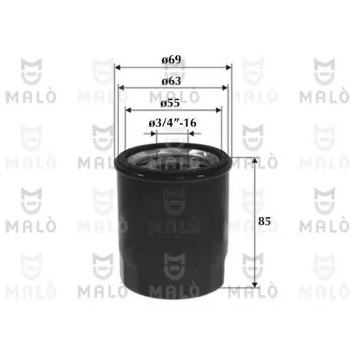 Olejový filter AKRON-MALO 1510095