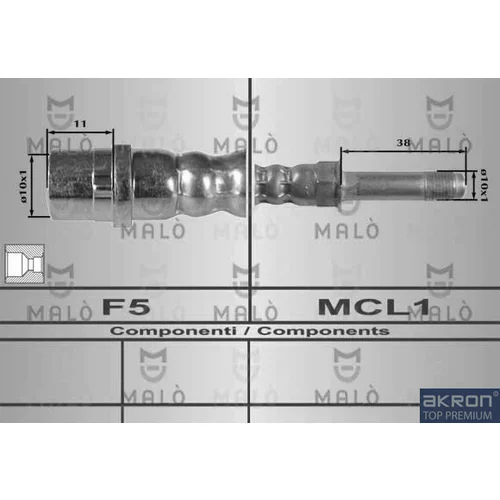 Brzdová hadica AKRON-MALO 80245
