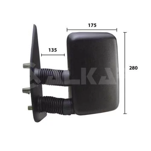 Vonkajšie spätné zrkadlo 9252961 /ALKAR/