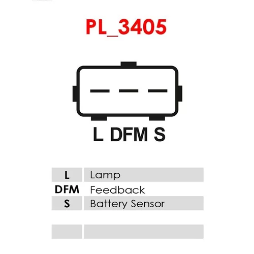 Regulátor alternátora ARE0060 /AS-PL/ - obr. 3