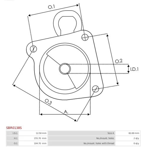 Veko sýtiča karburátora SBR0138S /AS-PL/ - obr. 2