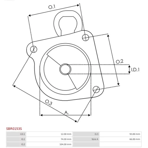 Veko sýtiča karburátora SBR0153S /AS-PL/ - obr. 2