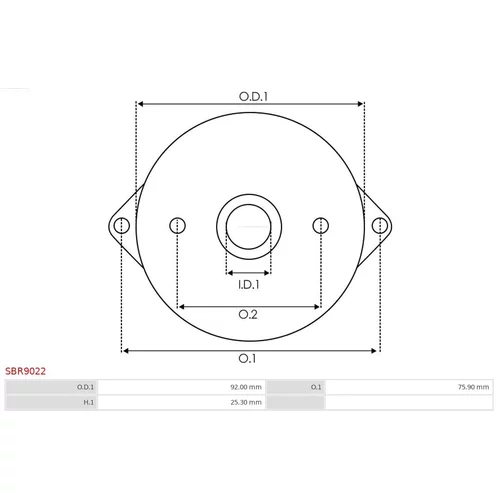 Veko sýtiča karburátora SBR9022 /AS-PL/ - obr. 2