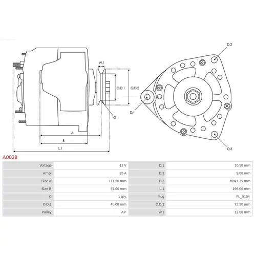 Alternátor A0028 /AS-PL/ - obr. 5