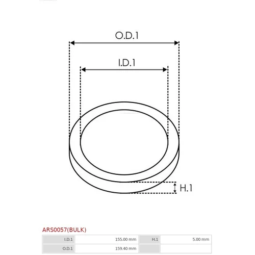Sada na opravu alternátora ARS0057(BULK) /AS-PL/ - obr. 1