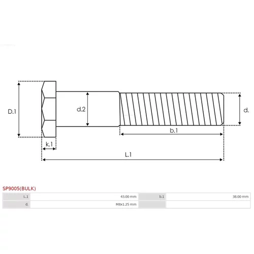 Opravná sada pre štartér SP9005(BULK) /AS-PL/ - obr. 1