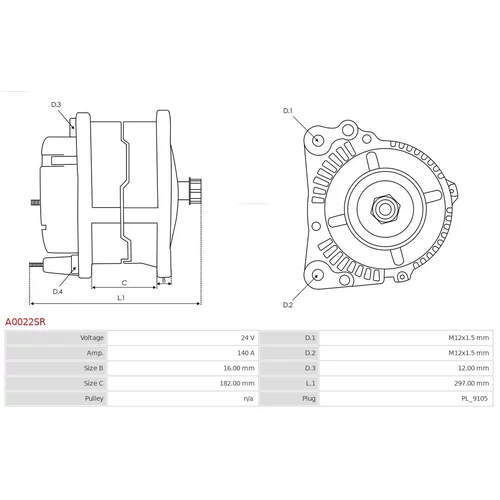 Alternátor A0022SR /AS-PL/ - obr. 4