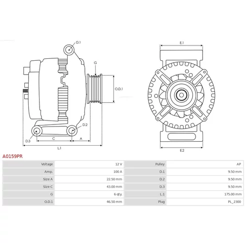 Alternátor A0159PR /AS-PL/ - obr. 4