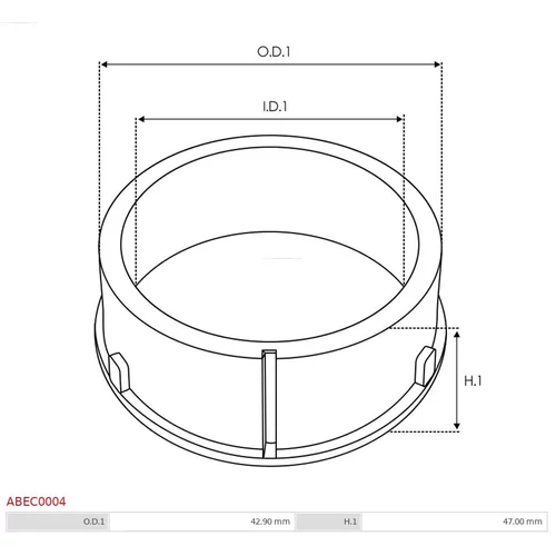 Ochranná krytka alternátora ABEC0004 /AS-PL/ - obr. 1