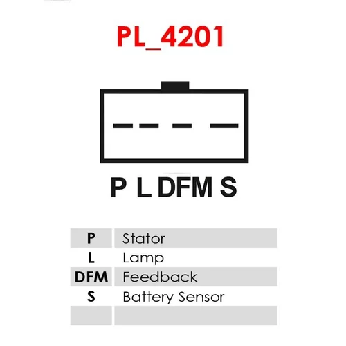 Regulátor alternátora ARE1007 /AS-PL/ - obr. 3