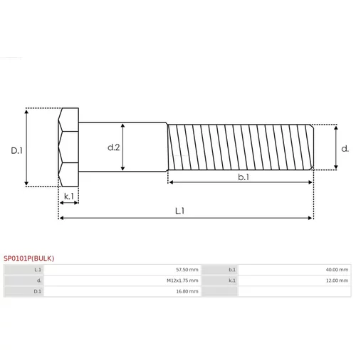 Opravná sada pre štartér SP0101P(BULK) /AS-PL/ - obr. 1