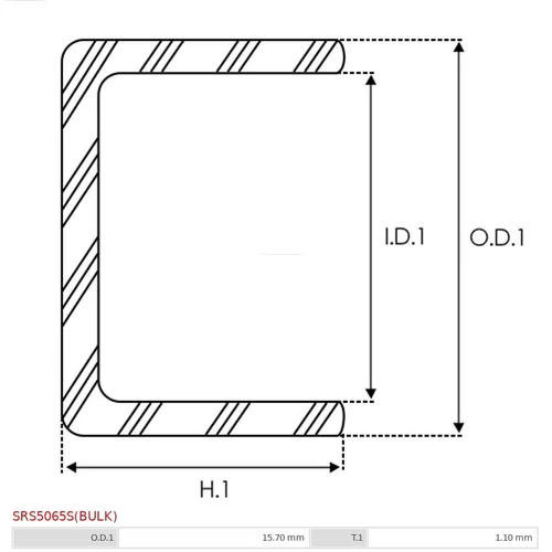 Opravná sada pre štartér SRS5065S(BULK) /AS-PL/ - obr. 1
