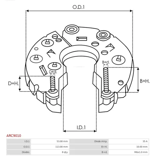 Ochranná krytka alternátora ARC9010 /AS-PL/ - obr. 3
