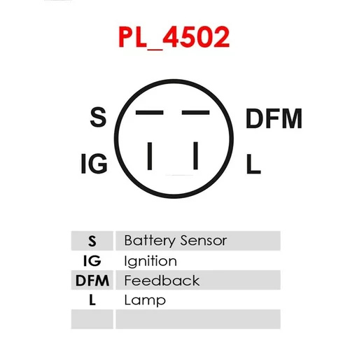 Regulátor alternátora ARE6006 /AS-PL/ - obr. 3