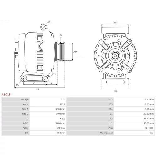 Alternátor A1015 /AS-PL/ - obr. 4