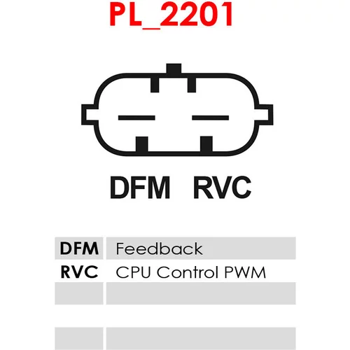 Regulátor alternátora ARE0267S /AS-PL/ - obr. 3