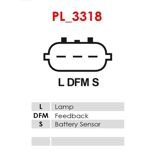 Regulátor alternátora ARE9038 /AS-PL/ - obr. 3