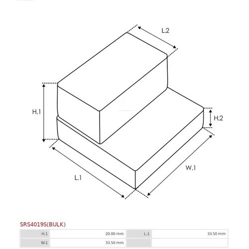 Opravná sada pre štartér SRS4019S(BULK) /AS-PL/ - obr. 1