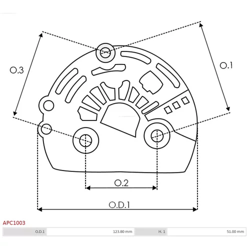 Ochranná krytka alternátora APC1003 /AS-PL/ - obr. 1
