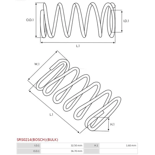 Opravná sada pre štartér SRS0214(BOSCH)(BULK) /AS-PL/ - obr. 1
