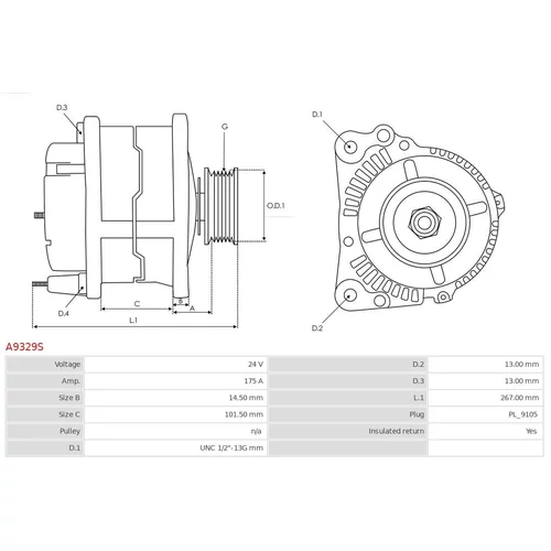 Alternátor A9329S /AS-PL/ - obr. 4