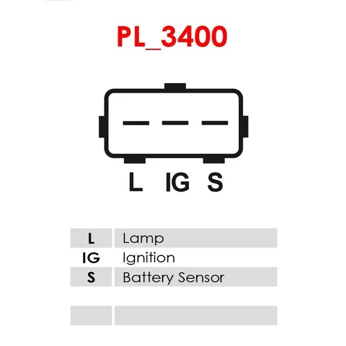Regulátor alternátora ARE0062 /AS-PL/ - obr. 3