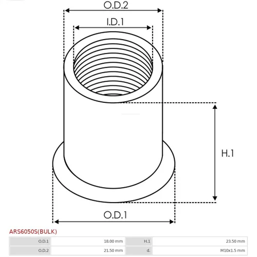 Sada na opravu alternátora ARS6050S(BULK) /AS-PL/ - obr. 1