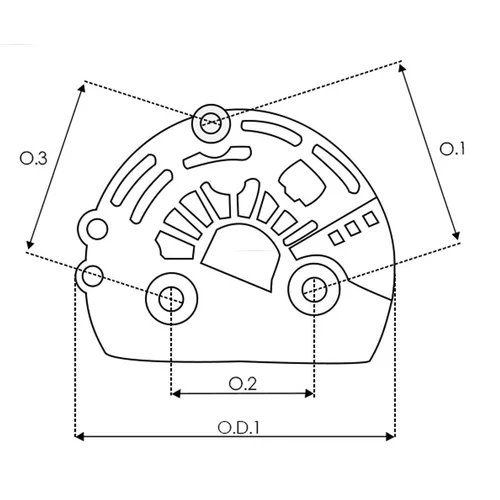 Ochranná krytka alternátora APC4003 /AS-PL/ - obr. 1