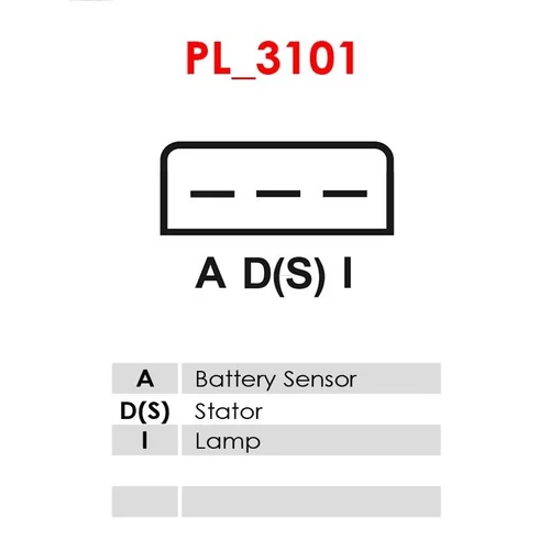 Regulátor alternátora ARE9009 /AS-PL/ - obr. 3