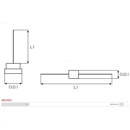 Usmerňovač alternátora ARC4001 /AS-PL/ - obr. 2