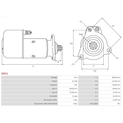 Štartér S0011 /AS-PL/ - obr. 4