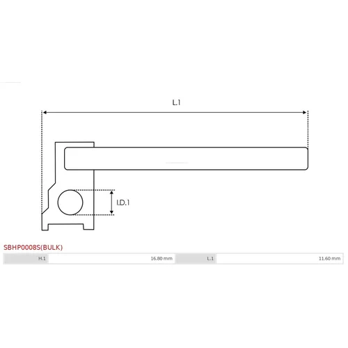 Opravná sada pre štartér SBHP0008S(BULK) /AS-PL/ - obr. 2