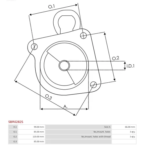 Veko sýtiča karburátora SBR0282S /AS-PL/ - obr. 2