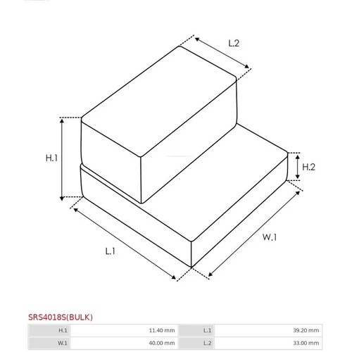 Opravná sada pre štartér SRS4018S(BULK) /AS-PL/ - obr. 1