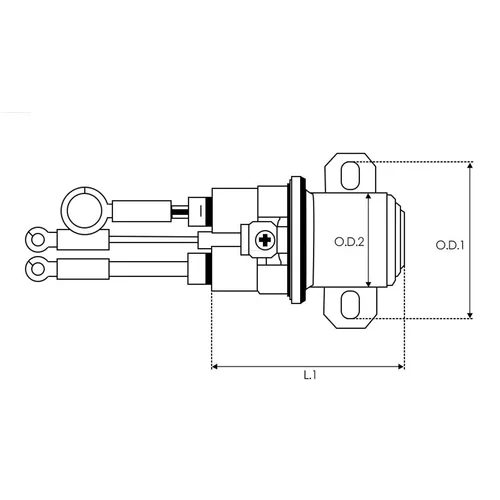 Elektromagnetický spínač pre štartér SS5210E /AS-PL/ - obr. 3