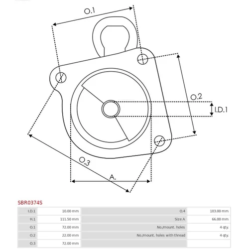 Veko sýtiča karburátora SBR0374S /AS-PL/ - obr. 2