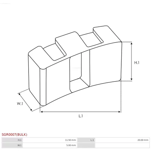 Opravná sada pre štartér SGR0007(BULK) /AS-PL/ - obr. 2