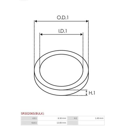 Sada na opravu alternátora SRS0206S(BULK) /AS-PL/ - obr. 1