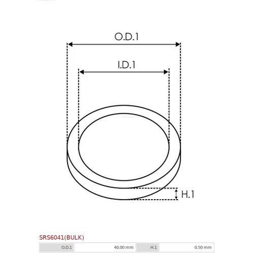 Sada na opravu alternátora SRS6041(BULK) /AS-PL/ - obr. 1