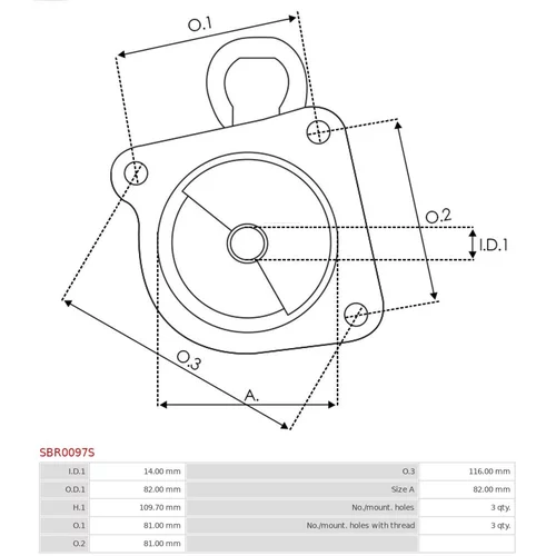 Veko sýtiča karburátora SBR0097S /AS-PL/ - obr. 2
