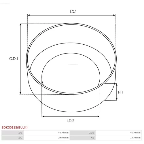 Opravná sada pre štartér SDK3011S(BULK) /AS-PL/ - obr. 1